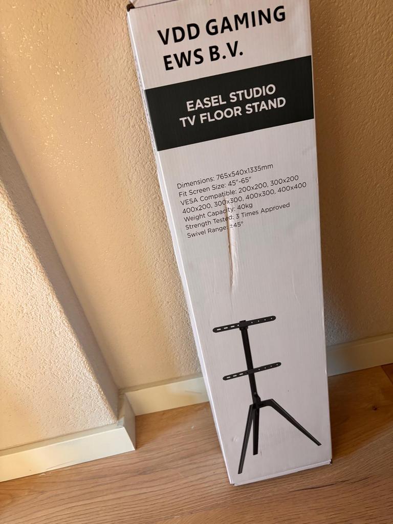 Tv floor stand, tv vloerstandaard, Ophalen of Verzenden, Zo goed als nieuw