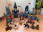 Duplo, groot ridderkasteel: katapult paarden ridders torens, Ophalen of Verzenden, Gebruikt