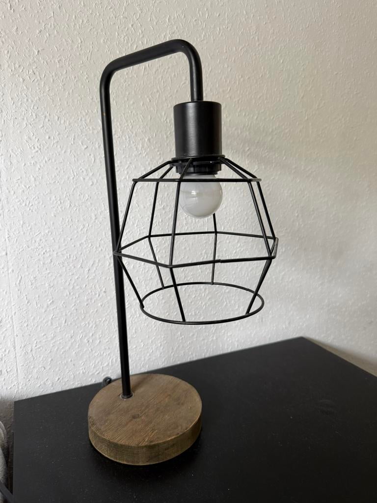 Bureaulamp, Ophalen, Hout, Minder dan 50 cm