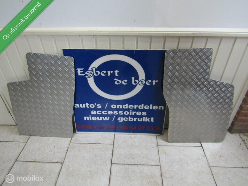 aluminium vloermatten set Opel Kadett E bj '84 t/m '91, Auto-onderdelen, Gebruikt, Opel, Ophalen of Verzenden, Opel