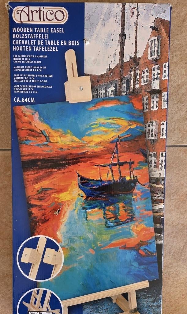 Artico tafelezel, houten schildersezel, Hobby en Vrije tijd, Schilderen, Ophalen of Verzenden, Zo goed als nieuw, Ezel