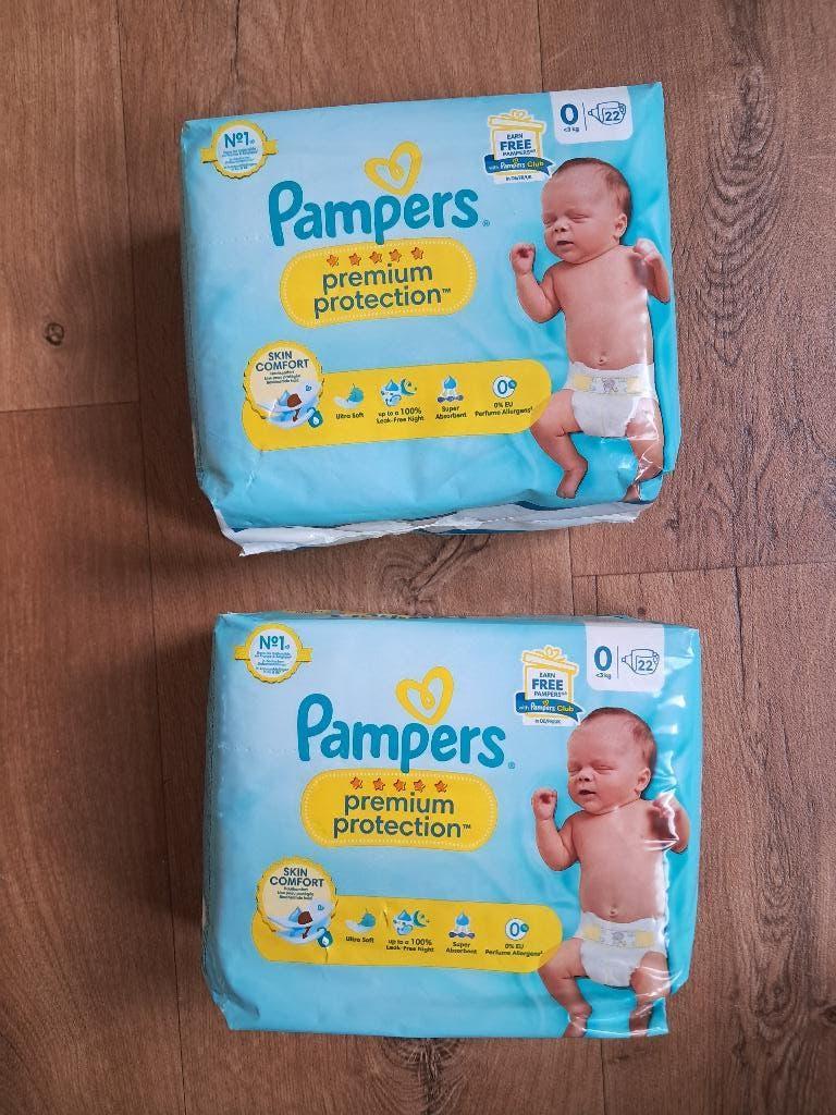 2 pakken Pampers maat 0, Ophalen of Verzenden, Nieuw, Overige typen
