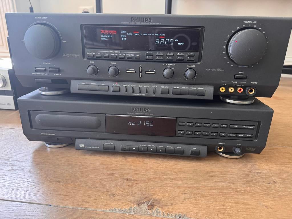 Philips Stereo Audio Video Surround Receiver met CD-speler, Philips, Gebruikt, Cd-speler, Losse componenten