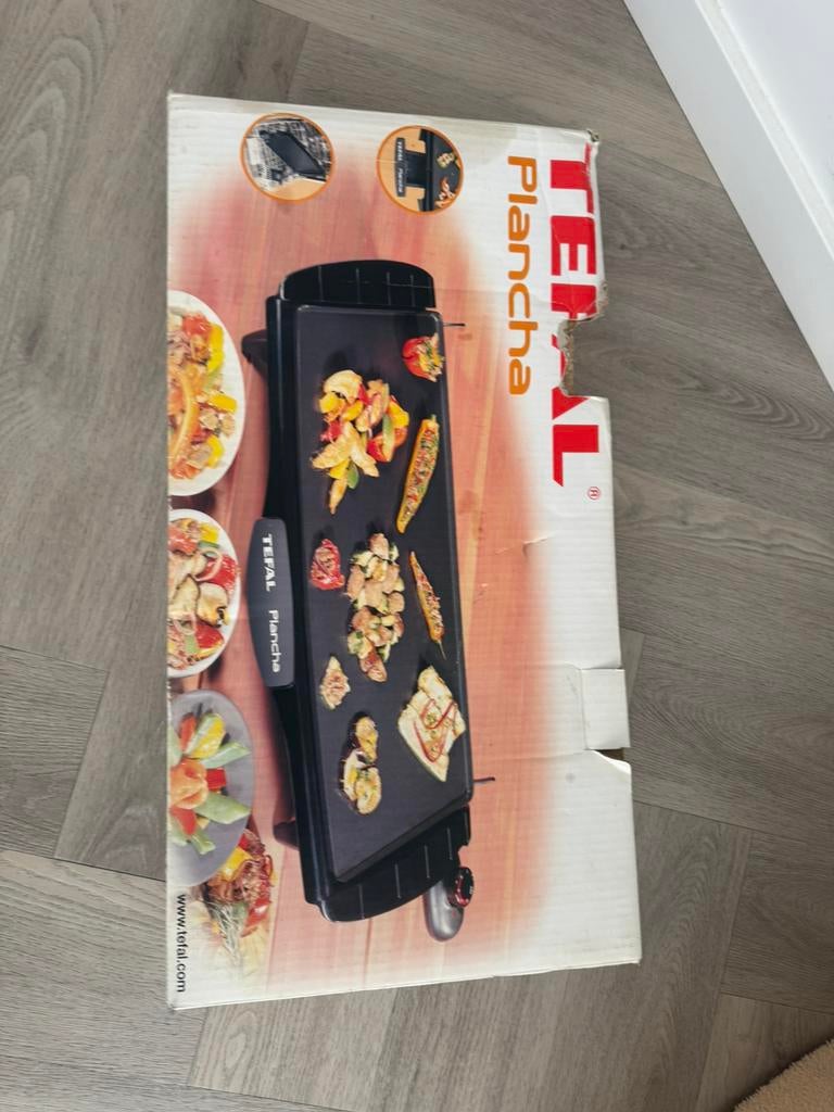 Grill tefal, Ophalen of Verzenden, Zo goed als nieuw, 4 t/m 7 personen
