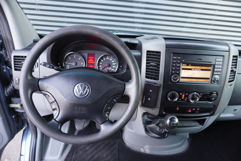 Volkswagen Crafter 35 2.0 TDI 164pk L2H2 Airco Cruise contro, Auto's, Euro 5, Gebruikt, Zwart, 4 cilinders