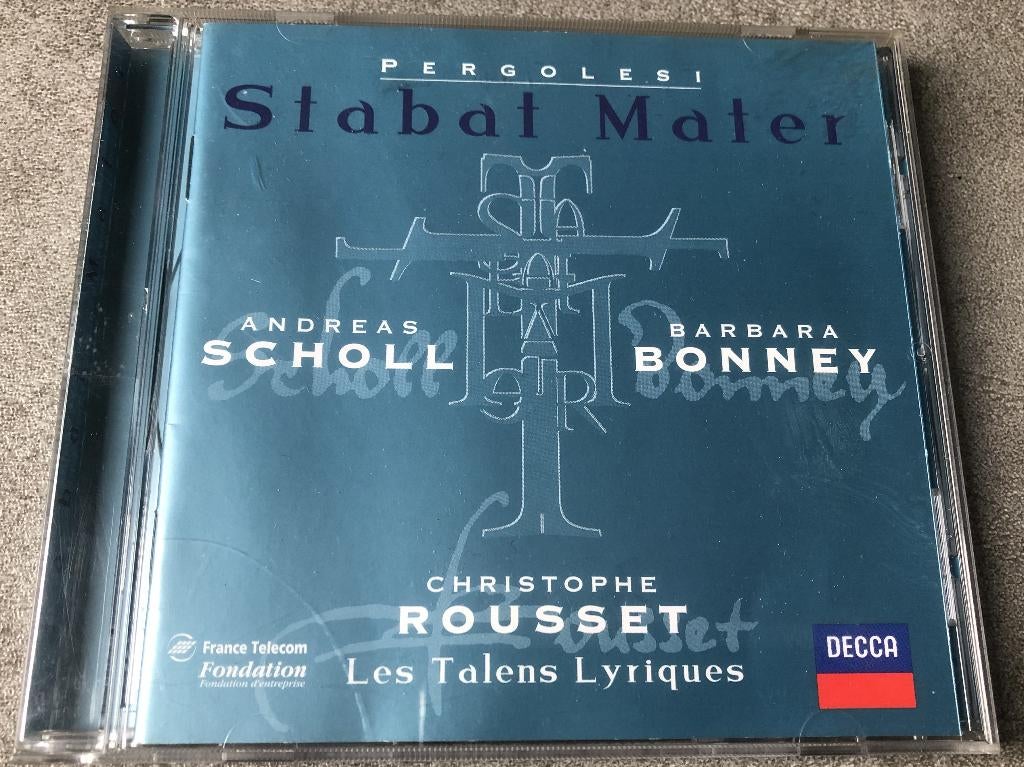 PERGOLESI - STABAT MATER - ANDREAS SCHOLL, Ophalen of Verzenden, Zo goed als nieuw