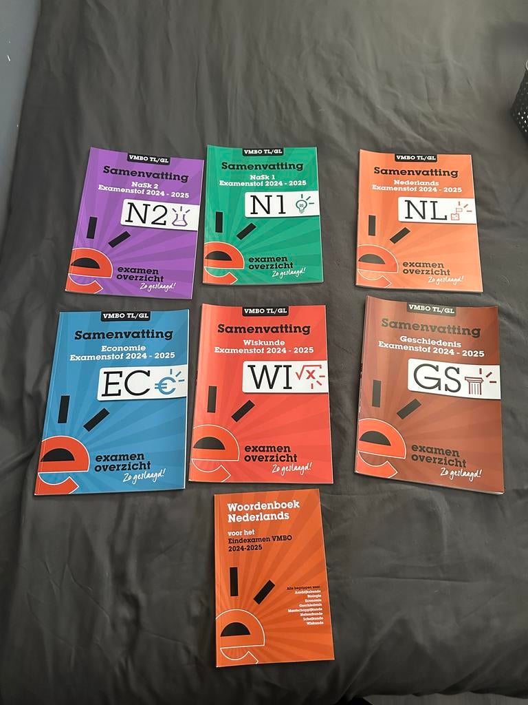 VMBO TL Examen Overzicht Samenvattingen NT + Woordenboek, Ophalen of Verzenden, Beta, Zo goed als nieuw, MBO