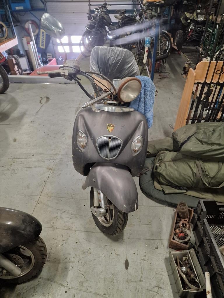 Te koop retro scooter zonder kenteken, Ophalen