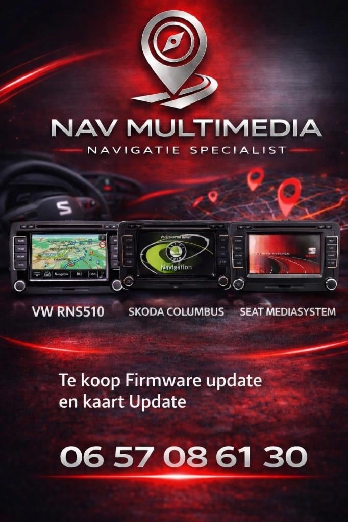 Rns 510 Firmware of Navigatie kaart Update, Volkswagen, Update, Nieuw, Ophalen of Verzenden