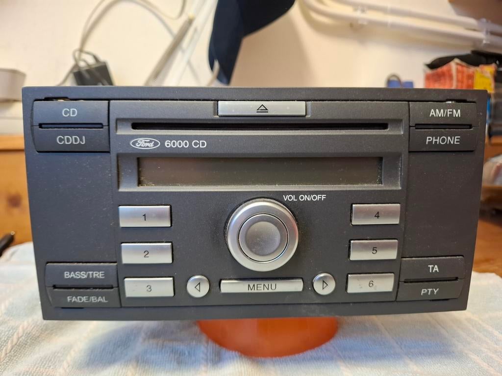 Ford 6000 CD radio met code, Auto diversen, Autoradio's, Ophalen of Verzenden