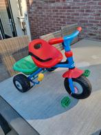 Stevige driewieler met duwstang en kiepbakje, Ophalen, Gebruikt, Onbekend, Duwstang