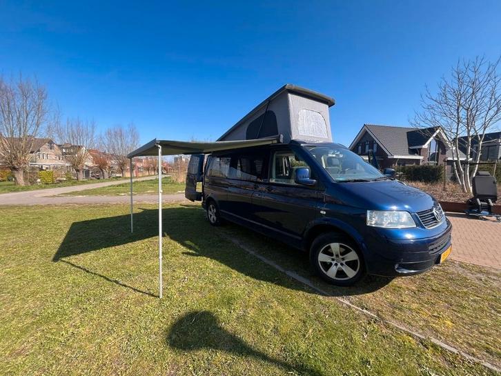 Volkswagen Camper Transporter 2.5 Kombi TDI 96KW 2007 Blauw, Auto's, Volkswagen, Particulier, Transporter, ABS, Airbags, Airconditioning