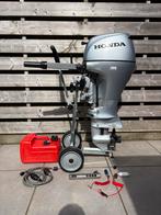 Honda BF8D Buitenboordmotor 2015 met tank, slot en trolley, Ophalen, Gebruikt, 5 tot 10 pk, Viertaktmotor