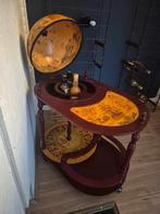 Globe Bar op Wielen - Whiskey & Dranken Opslag, Ophalen, Gebruikt