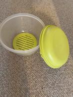 Tupperware slabak met rooster, Huis en Inrichting, Keuken | Tupperware, Ophalen of Verzenden, Zo goed als nieuw, Groen, Bak of Kom
