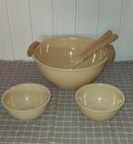 Vintage Slakom, Huis en Inrichting, Keuken | Tupperware, Ophalen of Verzenden, Zo goed als nieuw, Geel, Bak of Kom