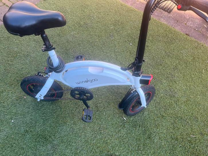 Windgoo wit!, Fietsen en Brommers, Fietsen | Vouwfietsen, Gebruikt, Overige merken, 16 tot 18 inch, Totaal opvouwbaar, Versnellingen