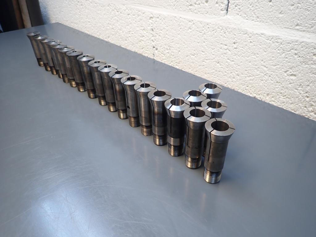 Spantangen B25 / 363E / Din 6341 , Collets , Collet set 20x, Niet ingevuld, Gebruikt, Niet ingevuld, Ophalen of Verzenden