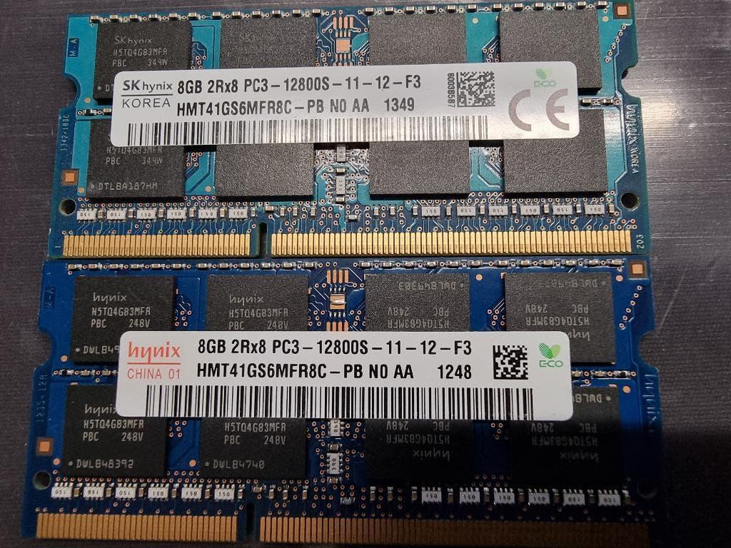 16GB(2x8GB) DDR3 1600Mhz 2RX8 PC3-12800 1,5 Volt Hynix, Computers en Software, RAM geheugen, DDR3, Ophalen of Verzenden, Zo goed als nieuw