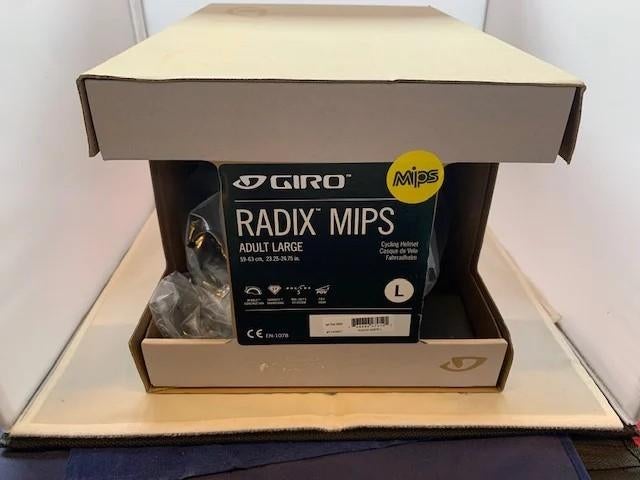 GIRO RADIX MIPS ATB Fietshelm, Large, Zwart, Gloednieuw, Giro, Nieuw, Ophalen of Verzenden, L