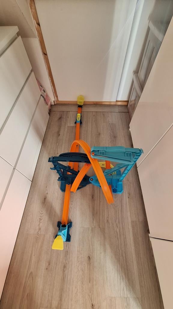 Grote Hot Wheels Baan met Looping, Kinderen en Baby's, Speelgoed | Racebanen, Ophalen, Hot Wheels, Handmatig, Met looping