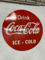 Coca cola 1959’s usa bord emaille, Verzamelen, Ophalen of Verzenden, Zo goed als nieuw, Reclamebord