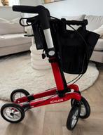rollator lichtgewicht Athlon met softband rood maat L (NML), Diversen, Rollators, Ophalen, Lichtgewicht, Zo goed als nieuw