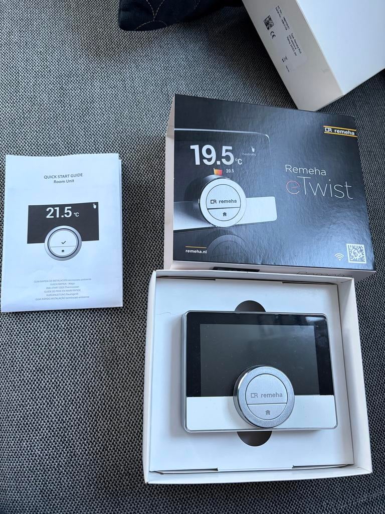 Remeha eTwist slimme thermostaat - Zo goed als nieuw, Ophalen of Verzenden, Slimme thermostaat, Zo goed als nieuw