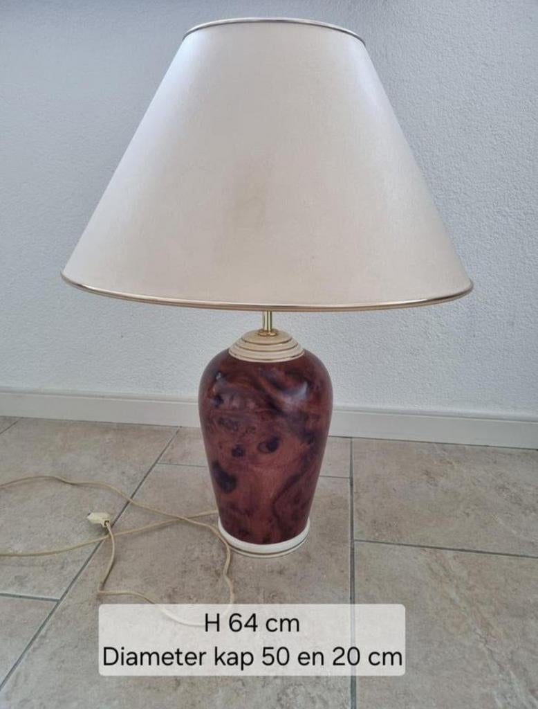 Tafellamp keramiek, Ophalen