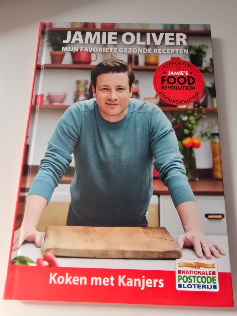 Postcodeloterij koken kanjers jamie oliver, Ophalen of Verzenden, Zo goed als nieuw, Overige gebieden