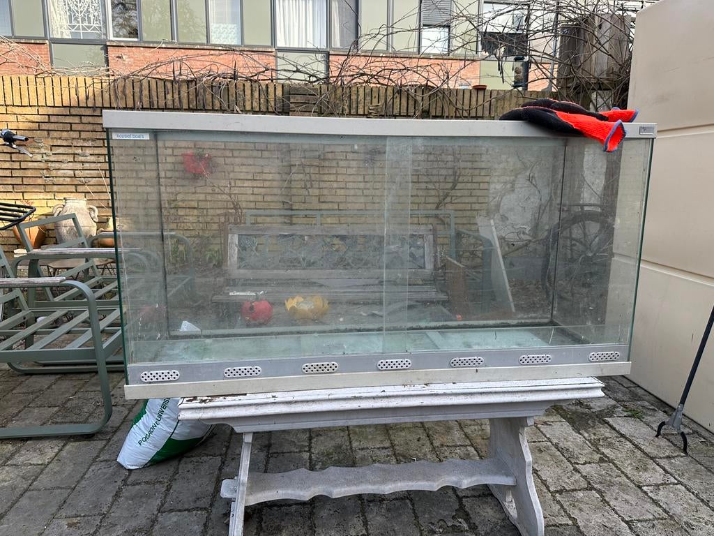 Terrarium 120x60x40, Ophalen, Zo goed als nieuw, Terrarium of Paludarium