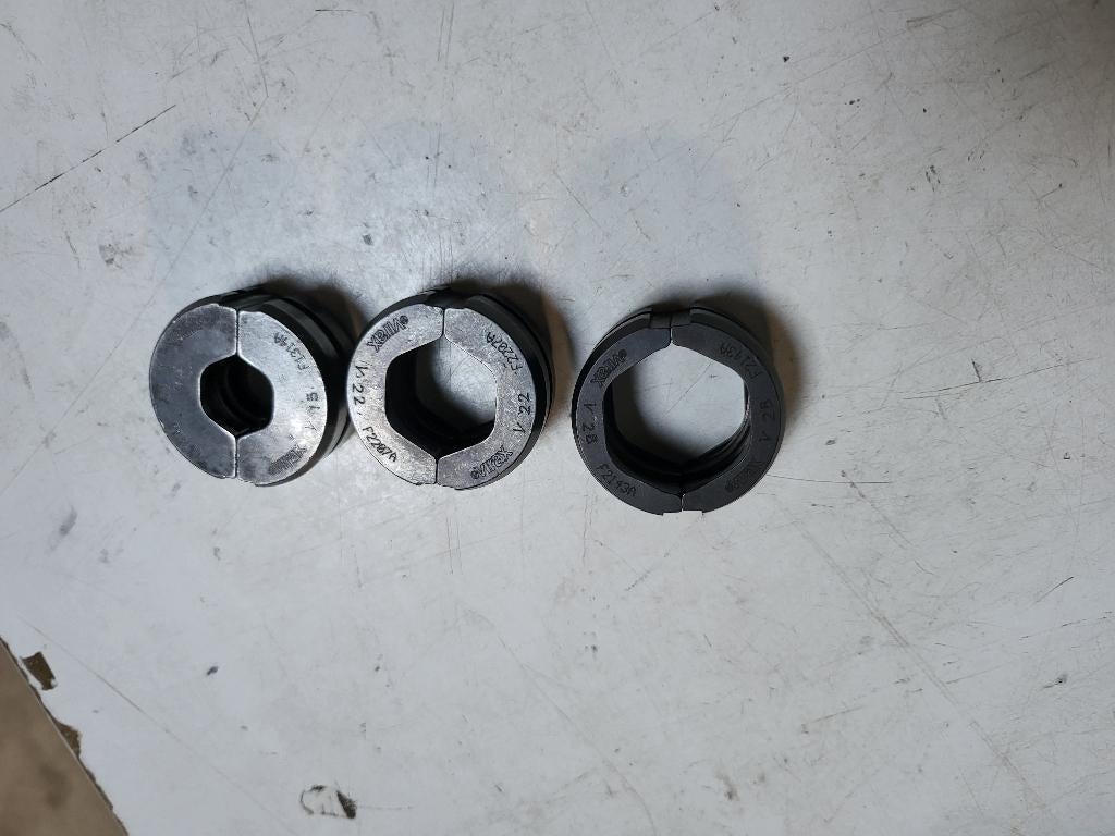 VIRAX Inzetstukken V15/V22/V28 voor radiaalpers M21+/ML21+, Doe-het-zelf en Verbouw, Ophalen of Verzenden, Zo goed als nieuw