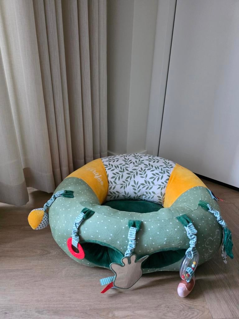 Zitkussen sophie de giraffe babyseat, Ophalen of Verzenden, Zo goed als nieuw