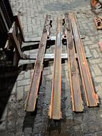 4 x stalen u profielen 2 meter lang, 1,5 cm dik, 12 cm hoog., Doe-het-zelf en Verbouw, Metalen, Ophalen