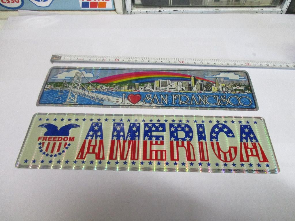 America San Francisco Stickers 1988, Verzenden, Zo goed als nieuw, Merk