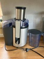 Philips Sapcentrifuge hr1865 aluminium kunnen hele appels in, Ophalen of Verzenden, Gebruikt, Elektrisch, Sapcentrifuge