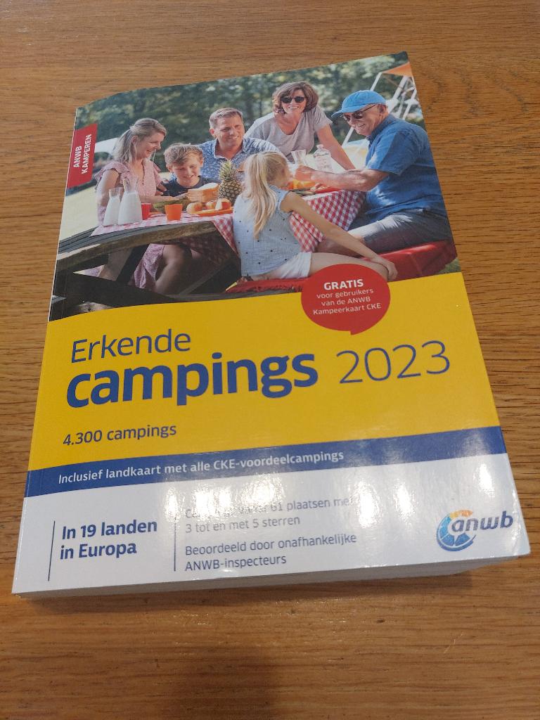 Erkende campings 2023, Ophalen of Verzenden, Europa, Reisgids of -boek, Overige merken