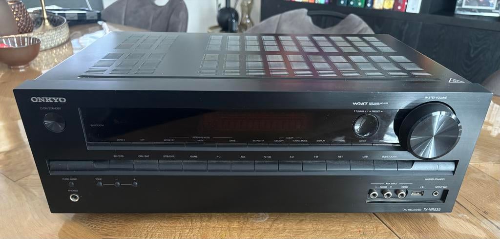 Onkyo TX-NR535 AV Receiver|5.2|4K|WiFi/Bluetooth|Dolby Atmos, Audio, Tv en Foto, Versterkers en Receivers, Ophalen, Overige systemen