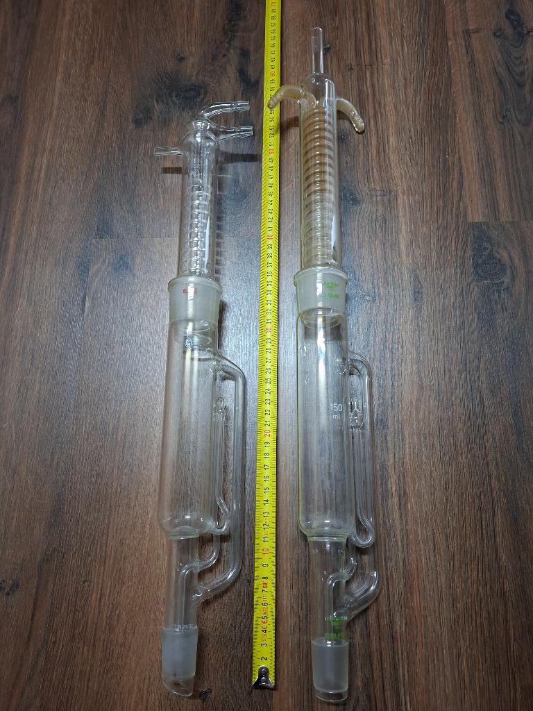 Laboratorium Soxhlet inclusief condensor, Ophalen, Gebruikt