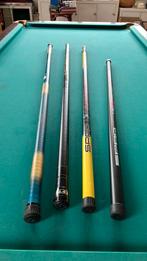 4 vaste hengels, Ophalen of Verzenden, Zo goed als nieuw, Vaste hengel