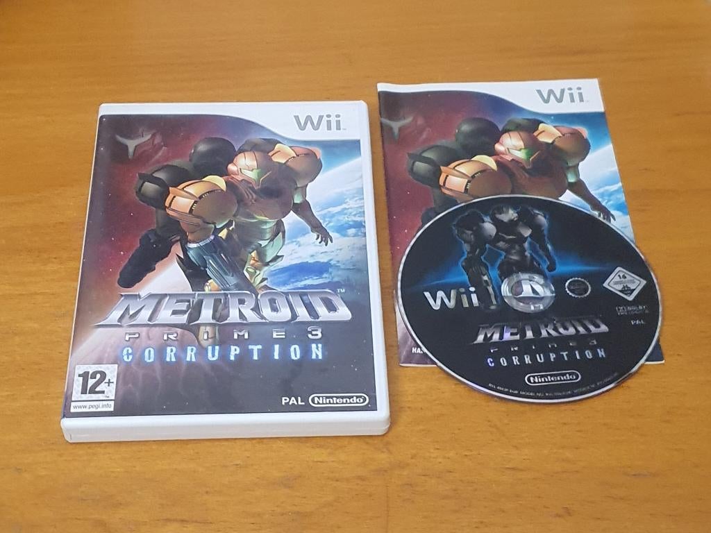 OPRUIMEN | Wii | Metroid Prime 3 Corruption, Spelcomputers en Games, Gebruikt, Shooter, 1 speler, Ophalen of Verzenden