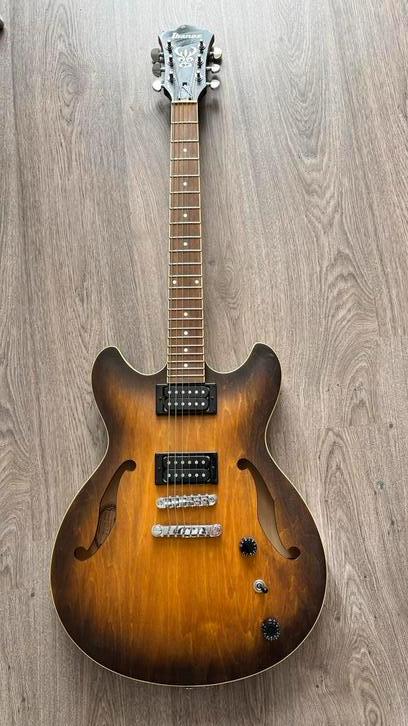 Ibanez AS53-TF hollow body, Ophalen, Zo goed als nieuw, Semi-solid body, Ibanez