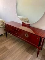 Vintage Dressoir en Nachtkastjes - Kersenhout fineer, Ophalen, Gebruikt, 100 tot 150 cm, Vintage