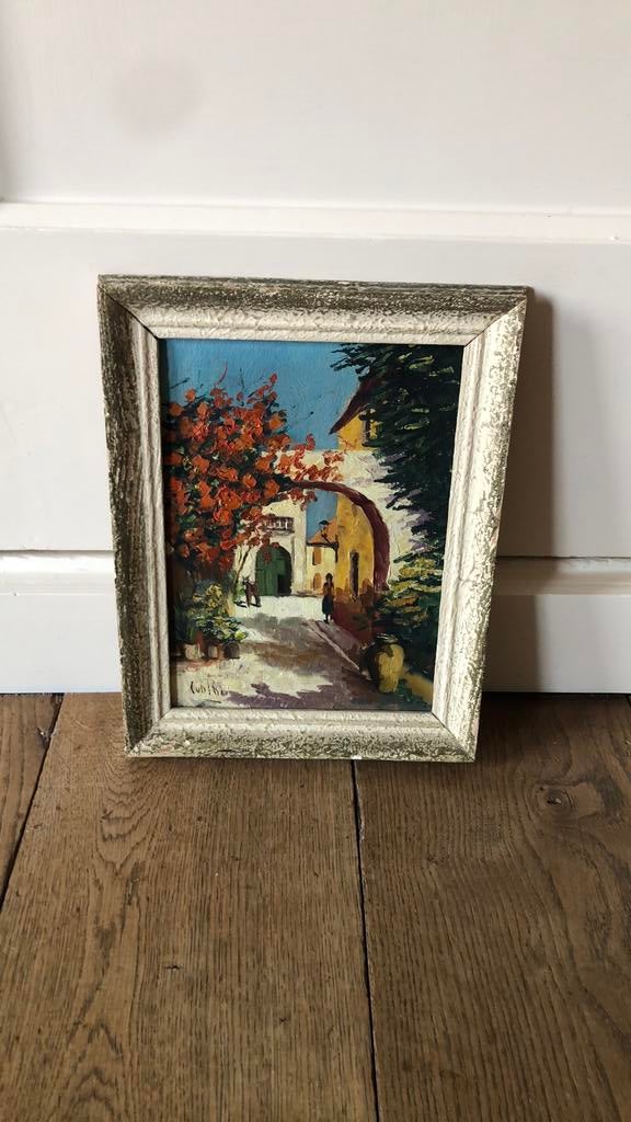 Oud schilderij, Ophalen