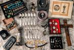 Diverse verzameling uit nalatenschap, Antiek en Kunst, Ophalen of Verzenden, Zilver
