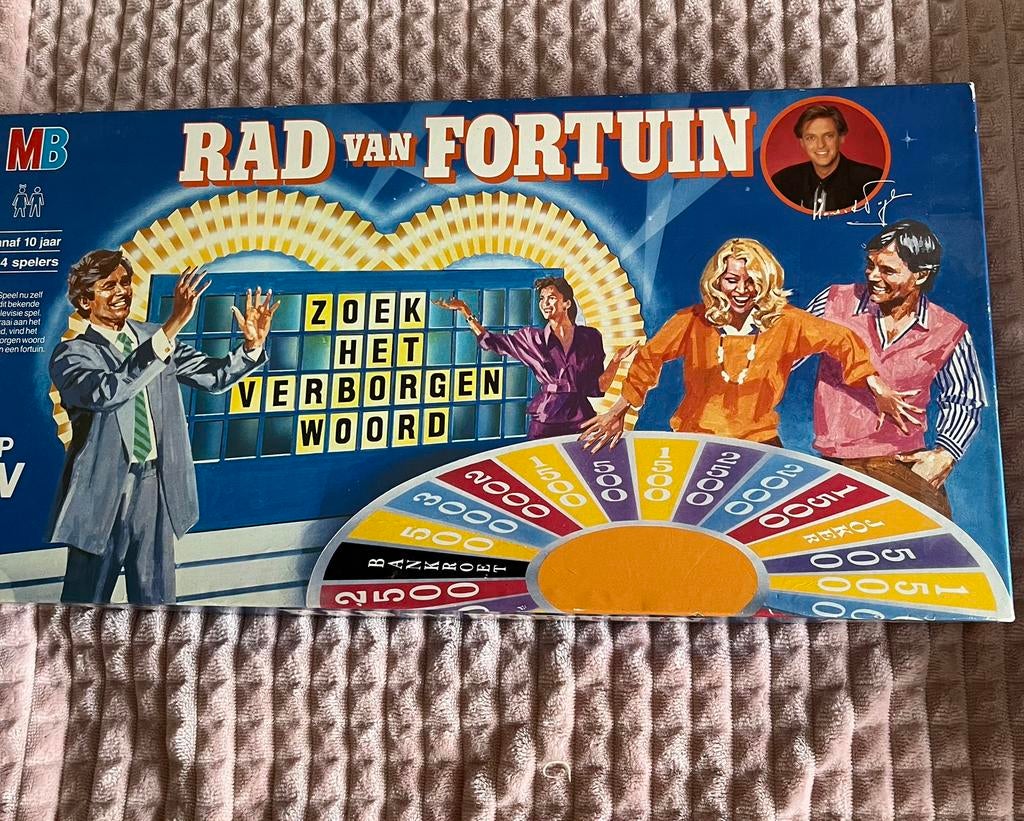 Het beroemde rad van fortuin, Hobby en Vrije tijd, Gezelschapsspellen | Bordspellen, Ophalen of Verzenden, Gebruikt