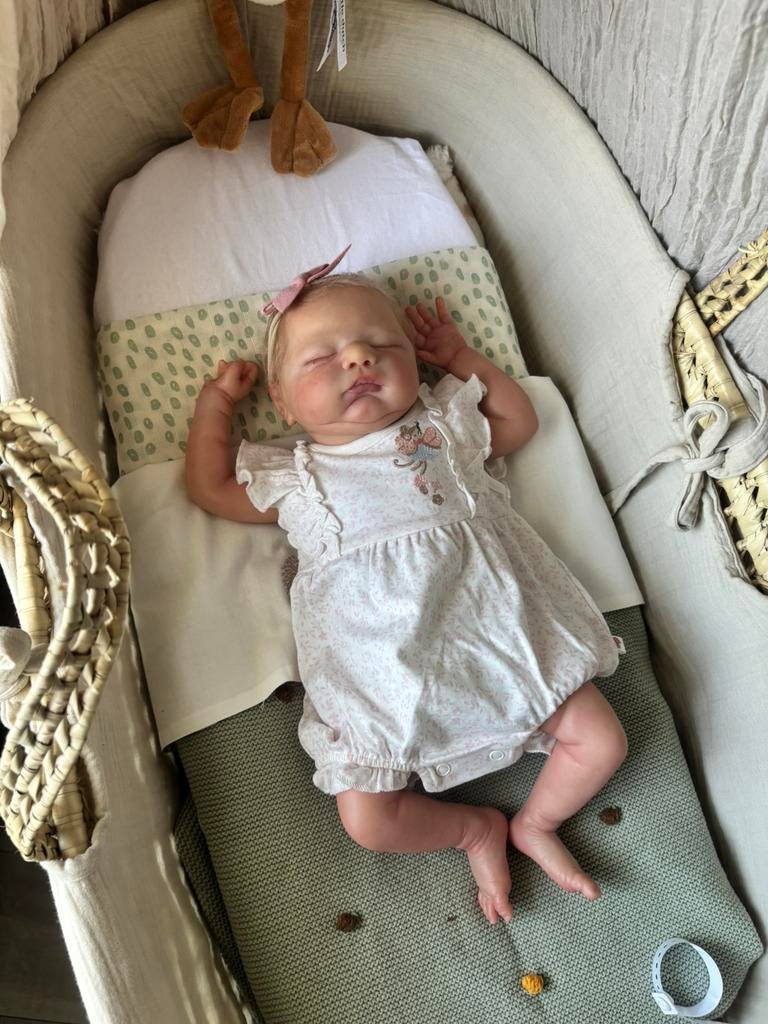 Edith (reborn) Cassie Ann Love, Verzamelen, Ophalen of Verzenden, Zo goed als nieuw, Pop, Levensecht of Reborn