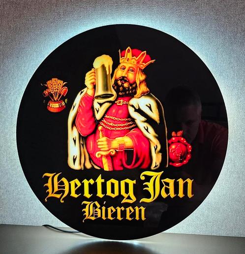 Mooie HERTOG JAN led reclame verlichting, Verzamelen, Biermerken, Nieuw, Reclamebord, Plaat of Schild, Hertog Jan, Ophalen of Verzenden