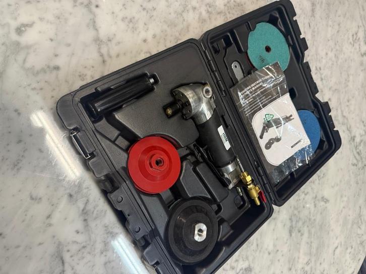 HBM 125 mm Natte Schuur en Polijstmachine, Doe-het-zelf en Verbouw, Gereedschap | Schuurmachines, Nieuw, Excentrische schuurmachine