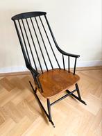 Vintage schommelstoel, Lena Larsson voor Nesto / Pastoe 60’s, Vintage midcentury retro Scandinavisch design schommelstoel, Gebruikt